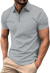 MEN SLIM FIT POLO SHIRT PLAIN