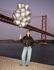 FAUX LEATHER BOMBER JACKET