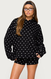 POLKA DOT HOODIE