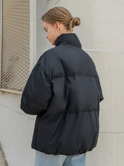 WOMEN'S CASUAL JACKET FRONT CARGO POCKETS