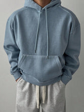 MEN'S LOOSE FIT HOODIED SWEATSHIRT