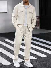 MEN'S FLEECE CASUAL 2PCS SET