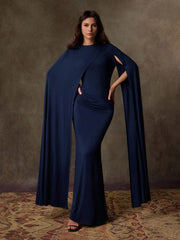 WOMEN'S ELEGANT DOLMAN SLEEVE BODYCON DRESS