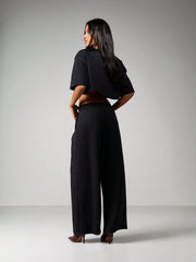 CROP TOP AND WIDE LEG COORD