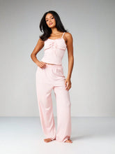 CAMISOLE WITH WIDE LEG PALAZZO PANTS LOUNGE SET