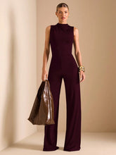 SLEEVELESS RUCHED TOP & WIDE LEG BOTTOM