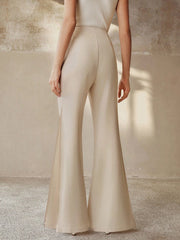 VERSATILE SLIM-FIT RETRO MICRO-FLARE PANTS