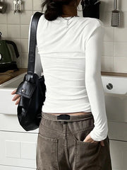 Round Neck Slim Tee