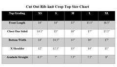PACK OF 2 CUT OUT RIB-KNIT CROP TOP - BLACK/OFFWHITE