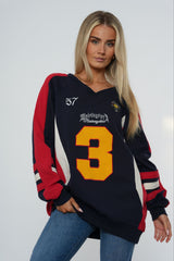 COLOR BLOCK SWEATSHIRT