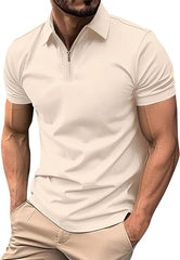 MEN SLIM FIT POLO SHIRT PLAIN