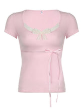 CANDICE RIBBON BOW TOP