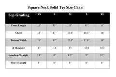 PACK OF 2 BASICS SQUARE NECK SOLID TEE