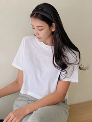 Solid Stand Neck Tee With Trouser