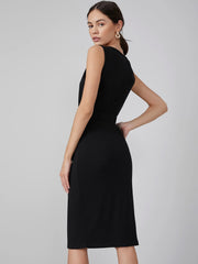 SLIM RIBBED TOP & SKIRT SET