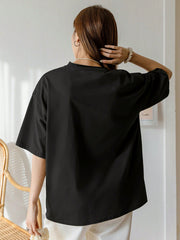 SOLID COLOR POCKET SHORT SLEEVE T-SHIRT
