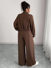 WOMEN'S CASUAL LONG SLEEVE SHIRT & PANTS