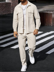 MEN'S FLEECE CASUAL 2PCS SET