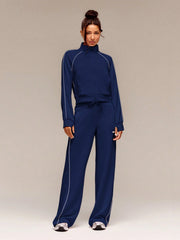 MODAL LINE-UP ZIP-UP SWEATSHIRT AND TROUSER