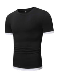 MEN CONTRAST TRIM TEE