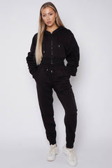 Cropped Boxy Hoodie & Cuffed Joggers