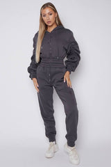 Cropped Boxy Hoodie & Cuffed Joggers