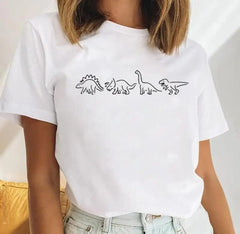 FOUR DINO FRIENDS T-SHIRT