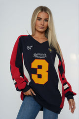 COLOR BLOCK SWEATSHIRT