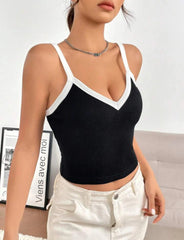 TRIM CROP CAMI TOP