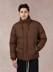 PREMIUM PUFFER QUILTED STAND COLLAR JACKET