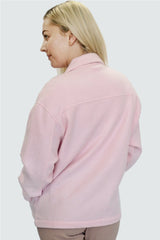 OVERSIZED PLAIN SHACKET- BABY PINK