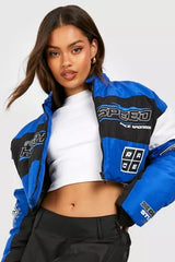 MOTO PADDED BOMBER JACKET