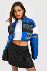 MOTO PADDED BOMBER JACKET